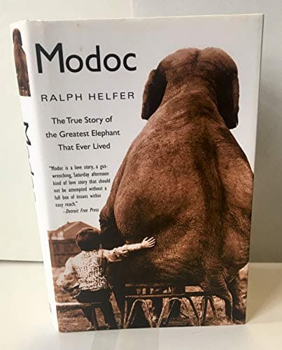 Book cover for Modoc The True Story of the Greatest Elephant That Ever Lived by Helfer, Ralph