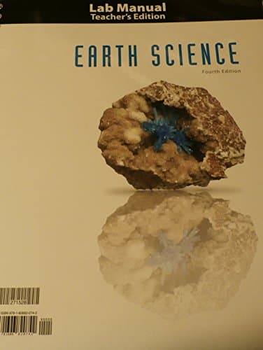 Book cover for Earth Science Teacher Lab Manual Grade 8 4th Edition by Bob Jones University Press