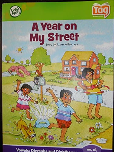 Book cover for A Year on My Street: Vowels: Digraphs and Dipthongs Ee, Oi, Oy (Leapfrog Tag) by Suzanne I. Barchers