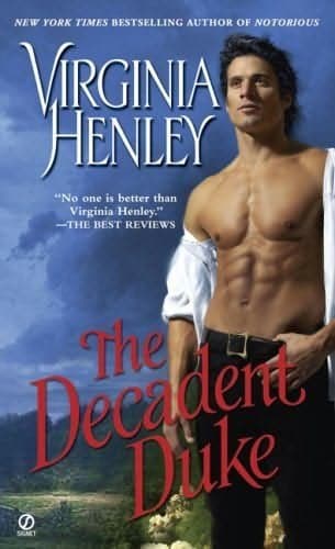 Book cover for The Decadent Duke by Henley, Virginia