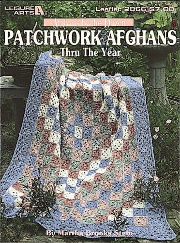 Book cover for Patchwork Afghans Thru the Year by Stein, Martha Brooks