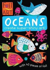 Book cover for Oceans Foil Art by Elisabeth Golding