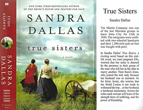 Book cover for True Sisters (Center Point Large print Edition) by Dallas, Sandra