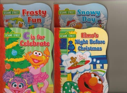 Book cover for Sesame Street Elmo's Night Before Christmas by Sesame Workshop