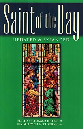 Book cover for Saint of the Day by Foley O.F.M., Leonard