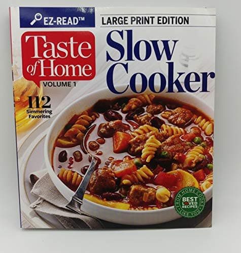 Book cover for Taste of Home Vol 1 Slow Cooker Large Print Editio by Taste Of Home Editors