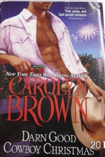 Book cover for Darn Good Cowboy Christmas by Carolyn Brown