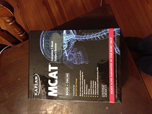 Book cover for Kaplan MCAT Complete 7-Book Subject Review: Created for MCAT 2015 (Kaplan Test Prep) by Kaplan
