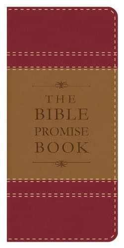 Book cover for The Bible Promise Book: Duo-Tone Red/ Beige by Compiled by Barbour Staff