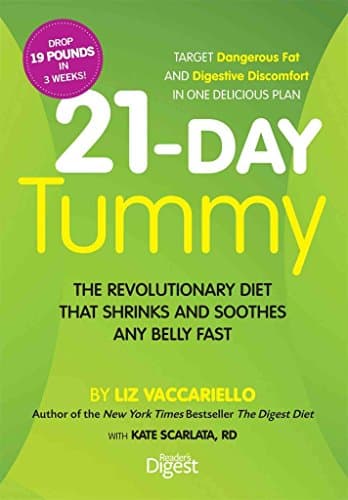 Book cover for 21-Day Tummy: The Revolutionary Diet That Soothes and Shrinks Any Belly Fast by Vaccariello, Liz