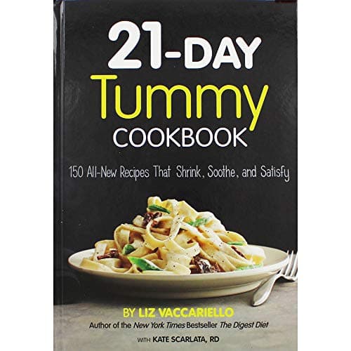 Book cover for 21-Day Tummy Diet Cookbook: 150 All-New Recipes That Shrink, Soothe, and Satisfy by Vaccariello, Liz