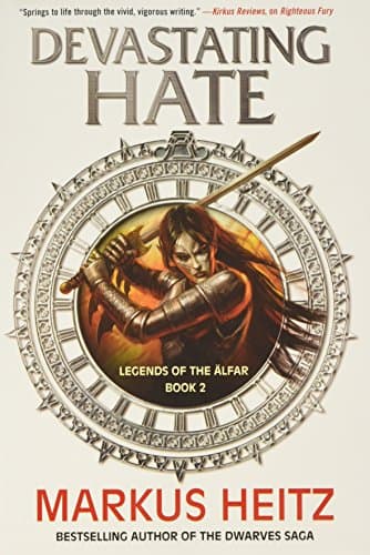 Book cover for Devastating Hate (Legends of Alfar, 2) by Heitz, Markus