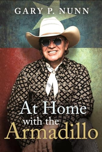 Book cover for At Home with the Armadillo by Gary P. Nunn
