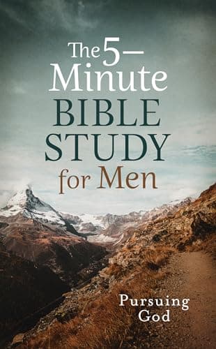 Book cover for The 5-minute Bible Study for Men: Pursuing God by Guy, Quentin