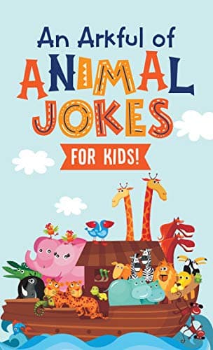 Book cover for An Arkful of Animal Jokes--for Kids! by Compiled by Barbour Staff