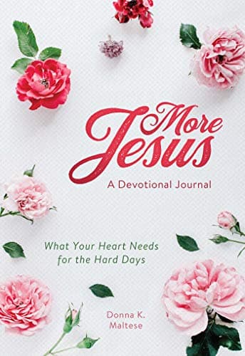 Book cover for More Jesus: A Devotional Journal: What Your Heart Needs for the Hard Days by Maltese, Donna K.