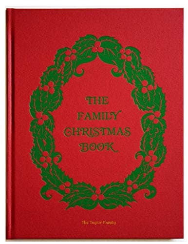 Book cover for The Family Christmas Book Personalized by Nancy Simms Taylor