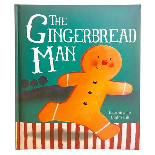 Book cover for The Gingerbread Man Padded Hardcover Christmas Storybook by Parragon Books