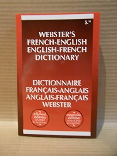 Book cover for Webster's French-English Dictionary (English and French Edition) by Federal Street Press
