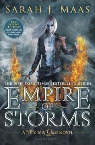 Book cover for Empire of Storms (B&N Exclusive Edition) (Throne of Glass Series #5) by Maas, Sarah J.