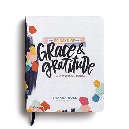 Book cover for 100 Days of Grace & Gratitude: A Devotional Journal by Shanna Noel