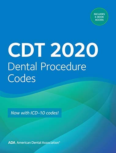 Book cover for CDT 2020: Dental Procedure Codes (Practical Guide) by American Dental Association