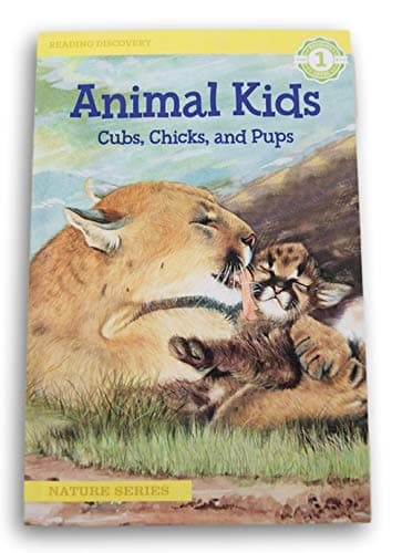 Book cover for Bendon Reading Discovery Book Level 1 - Animal Kids - Cubs, Chicks, and Pups - for Grades K-1 by Unknown