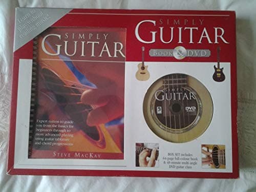 Book cover for Simply Guitar Book & DVD by Steve MacKay
