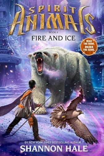 Book cover for Fire and Ice by Shannon Hale