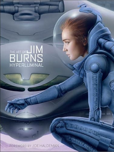 Book cover for The Art of Jim Burns: Hyperluminal by Burns, Jim