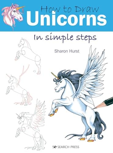 Book cover for How to Draw Unicorns in Simple Steps by Hurst, Sharon