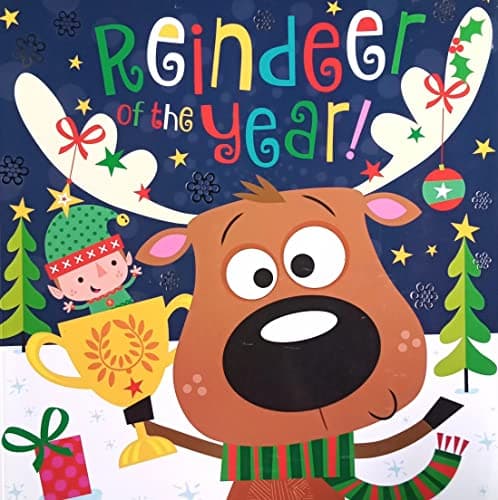 Book cover for Reindeer of the Year by Rosie Greening