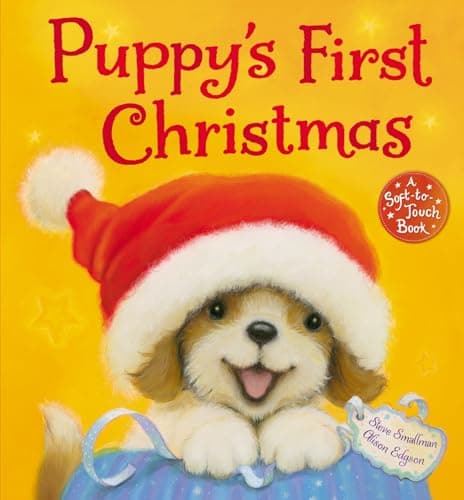 Book cover for Puppy's First Christmas by Steve Smallman