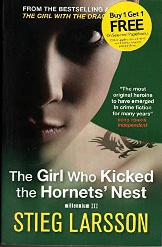 Book cover for The Girl Who Kicked the Hornets' Nest by Stieg Larsson