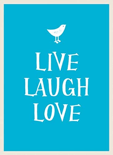 Book cover for Live Laugh Love by Summersdale