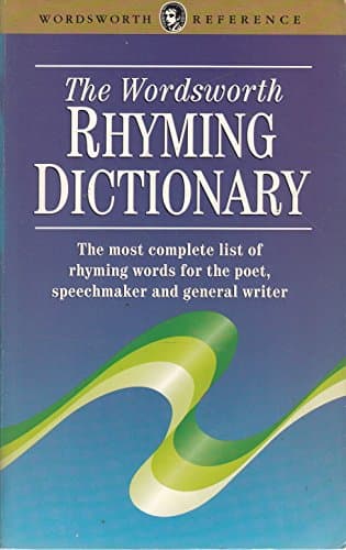 Book cover for The Wordsworth Rhyming Dictionary (Wordsworth Reference) by Espy, Willard R.