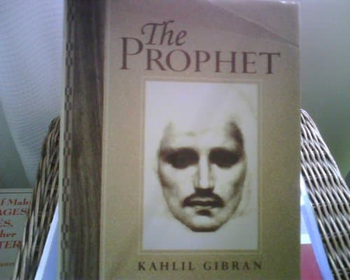 Book cover for The Prophet by Kahlil Gibran
