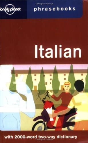 Book cover for Italian: Lonely Planet Phrasebook (English and Italian Edition) by Pietro Iagnocco