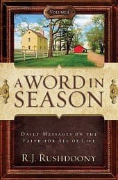 Book cover for A Word in Season (Vol. 4) by R.J. Rushdoony