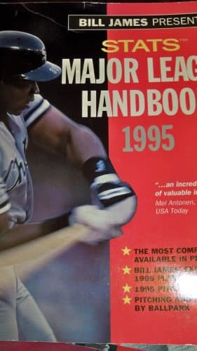Book cover for Bill James Presents...Stats 1995 Major League Handbook (STATS MAJOR LEAGUE HANDBOOK) by James, Bill