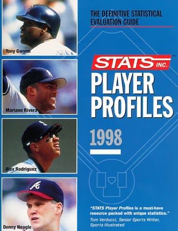 Book cover for Stats Player Profiles 1998 by John Sickels