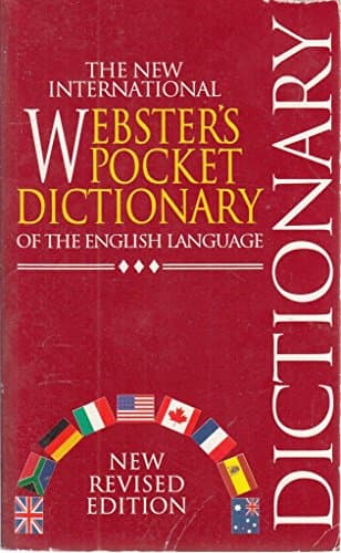 Book cover for The New International Webster's Pocket Dictionary of the English Language by Trident Press International