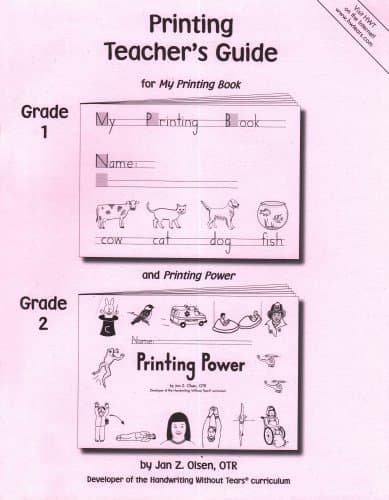 Book cover for Printing Teacher's Guide by Jan Olsen