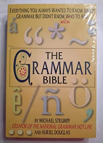Book cover for The Grammar Bible by Michael Strumpf