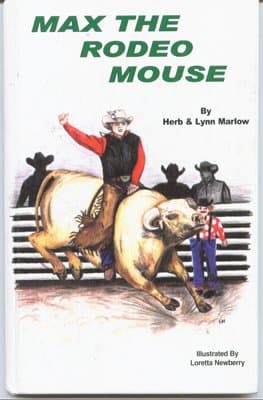 Book cover for Max the rodeo mouse by Marlow, Herb