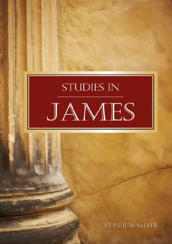 Book cover for Studies in James by Paul Sadler