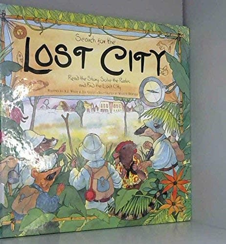 Book cover for Search for the Lost City by Jen Green