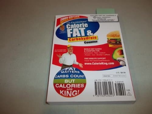 Book cover for The CalorieKing Calorie, Fat & Carbohydrate Counter 2009 by Borushek, Allan