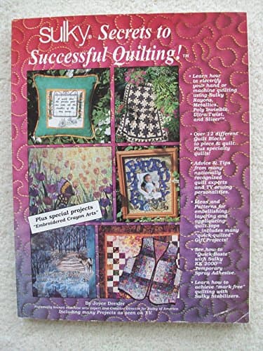 Book cover for Sulky Secrets To Successful Quilting! by Joyce Drexler