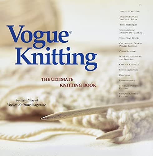 Book cover for Vogue Knitting: The Ultimate Knitting Book by Vogue Knitting Magazine Editors